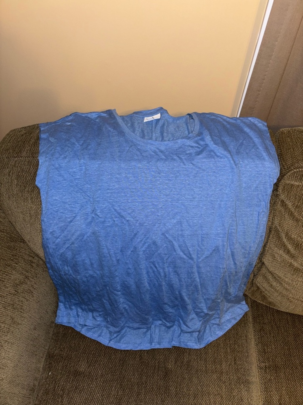 J. Jill Soft Sky Blue Scoop Neck Tee